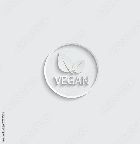 Vegetarian food icon vegan food icon vector 