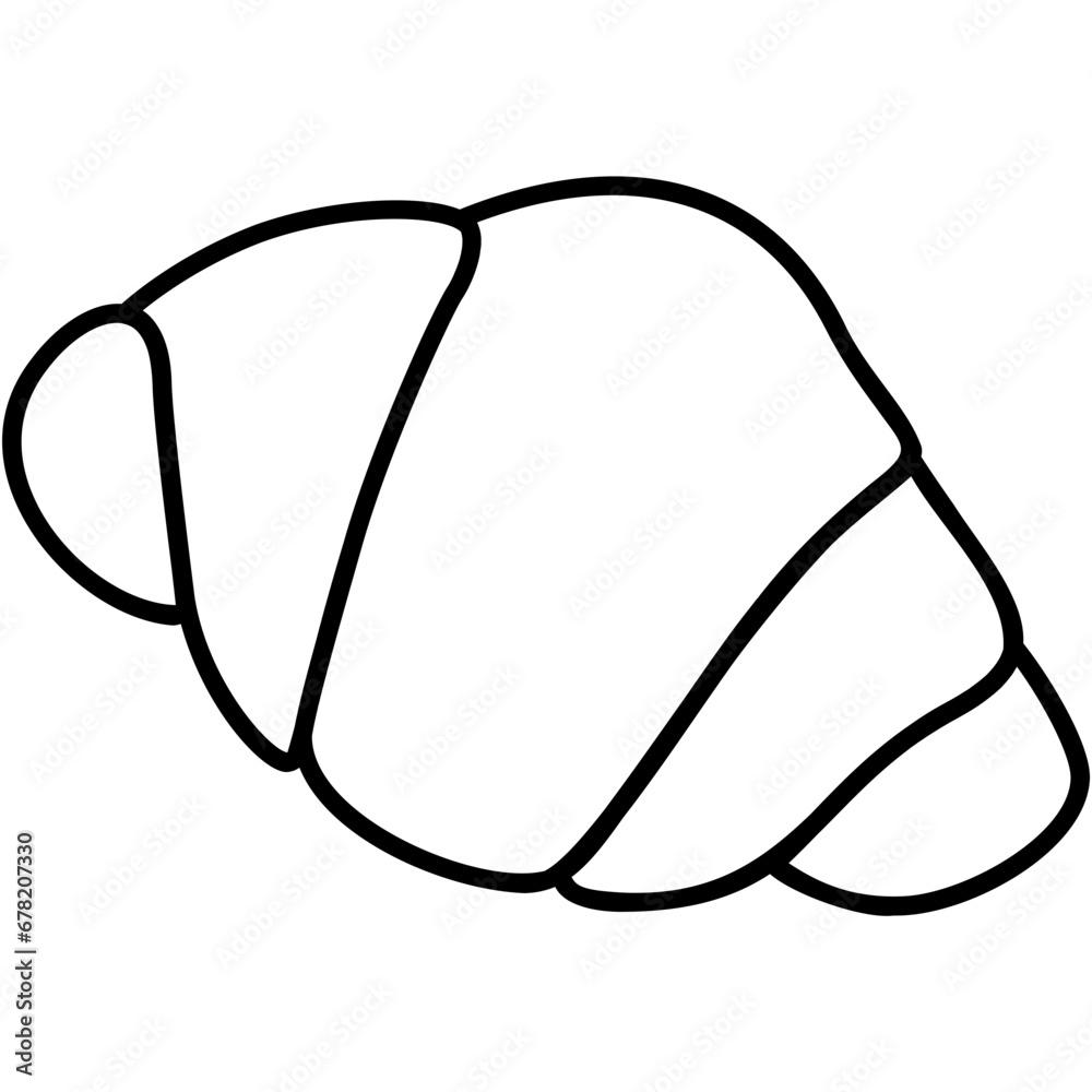 Croissant Illustration Croissant Illustration