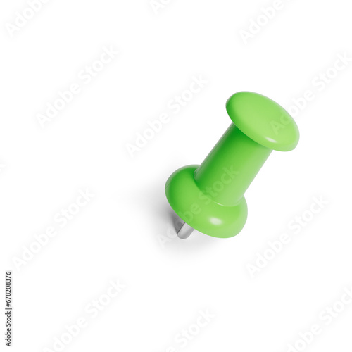 push pin isolated on white
