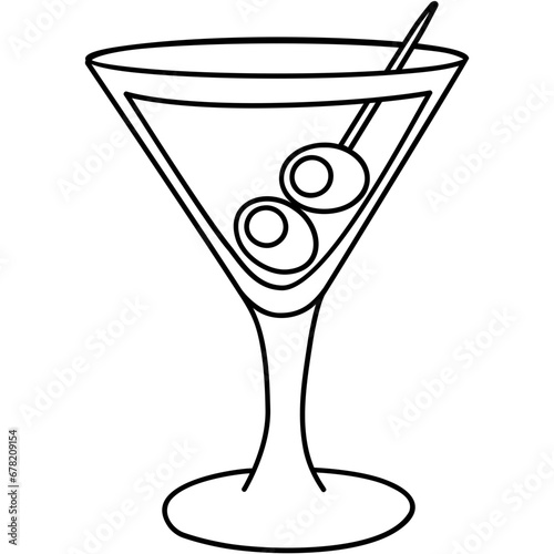 Martini Illustration