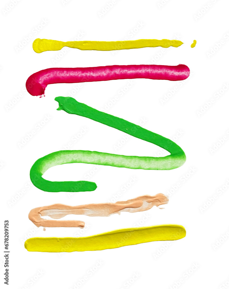 Coloured paint strokes. Simple minimalistic bright, happy Abstract Acrylic art. Coloured paint strokes. Simple minimalistic bright, happy Abstract Acrylic art.