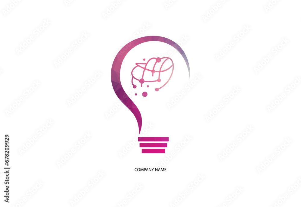 Low poly Brain with blub