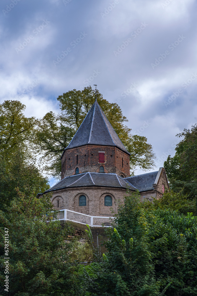 View of the St. Nicholas Chapel in Valkshof in Nijmegen/NL