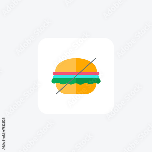 unhealthy food, icon  isolated on white background vector illustration Pixel perfect

