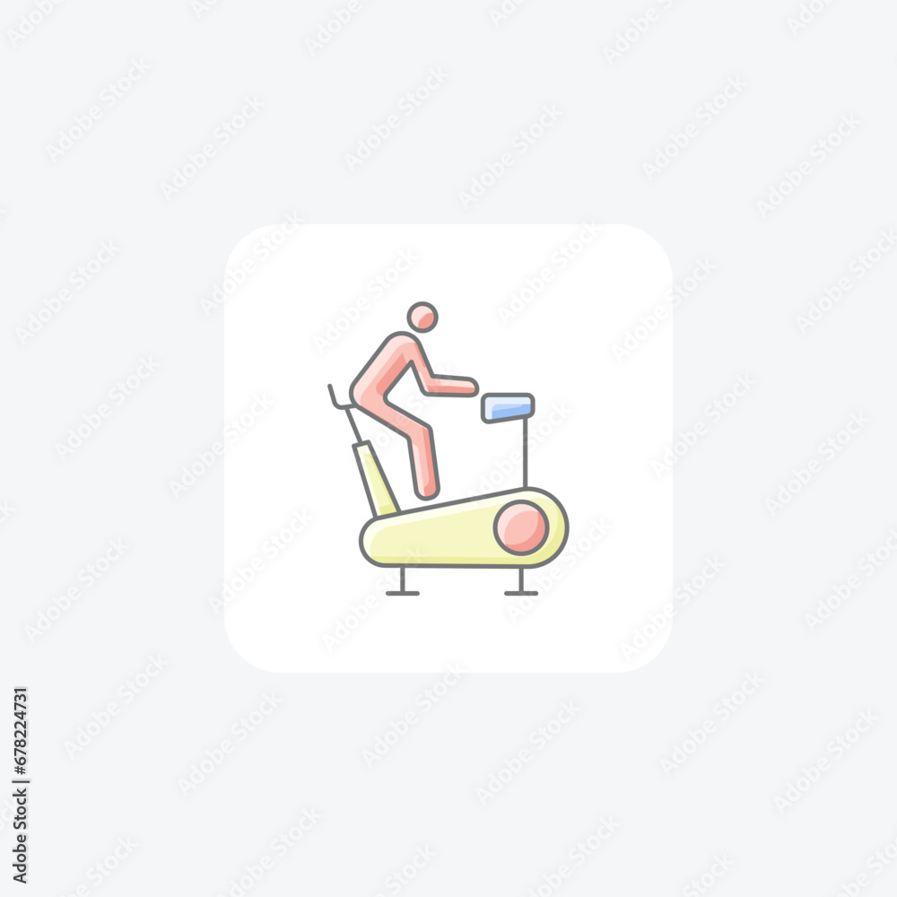 cycling, icon  isolated on white background vector illustration Pixel perfect

