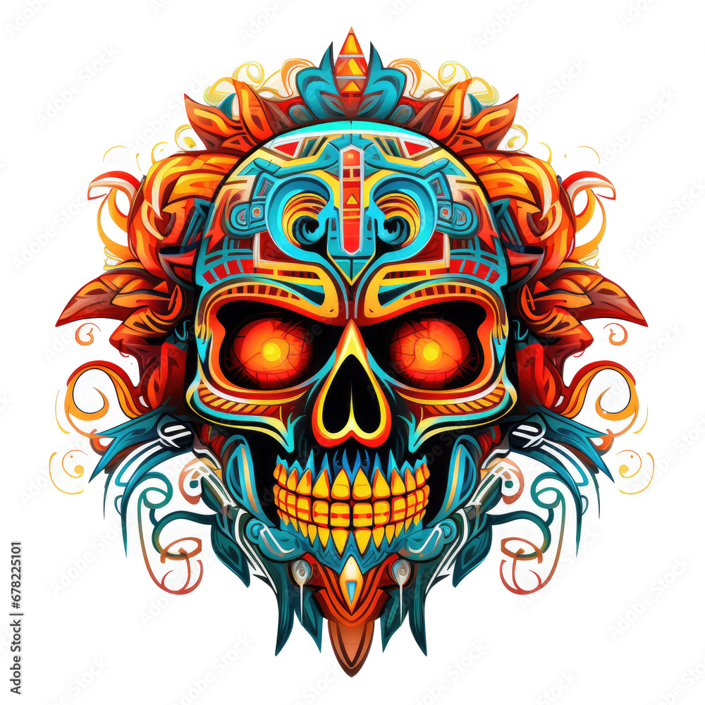 Day of the Dead Skull Mask, colorful skull, tattoo art, ready to print, flower skull. Day of the Dead Skull Mask, colorful skull, tattoo art, ready to print, flower skull.