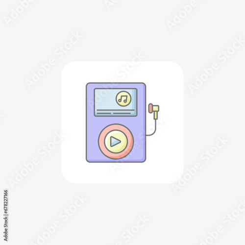 music, melody, rhythm, beats,  icon  isolated on white background vector illustration Pixel perfect

