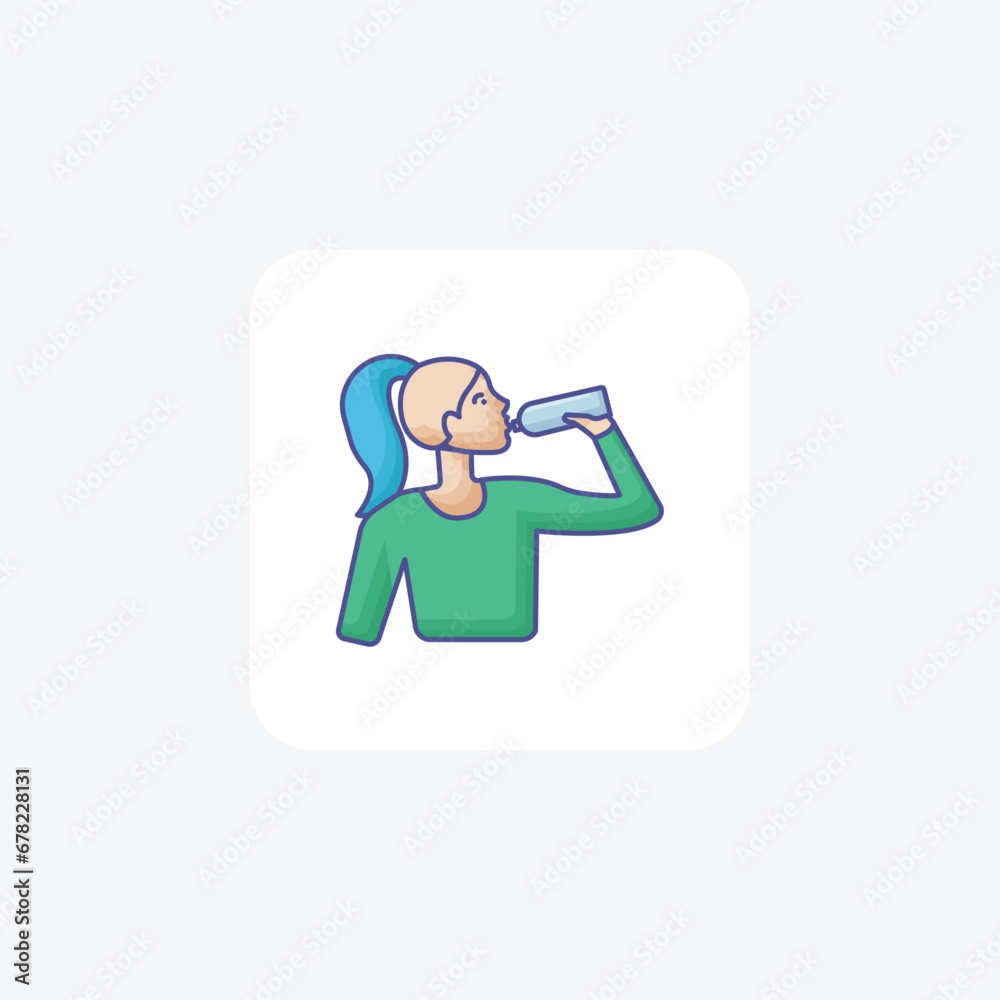 water intake, hydration tracking, icon isolated on white background vector illustration Pixel perfect
water intake, hydration tracking, icon isolated on white background vector illustration Pixel perfect