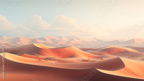 lindas dunas de areia 
