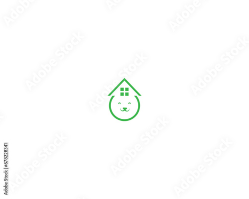 Dog and cat logo design template vector, line of pet logo design suitable for pet shop, store, cafe, business, hotel, veterinary clinic, Domestic animal vector illustration logotype, sign, symbol.