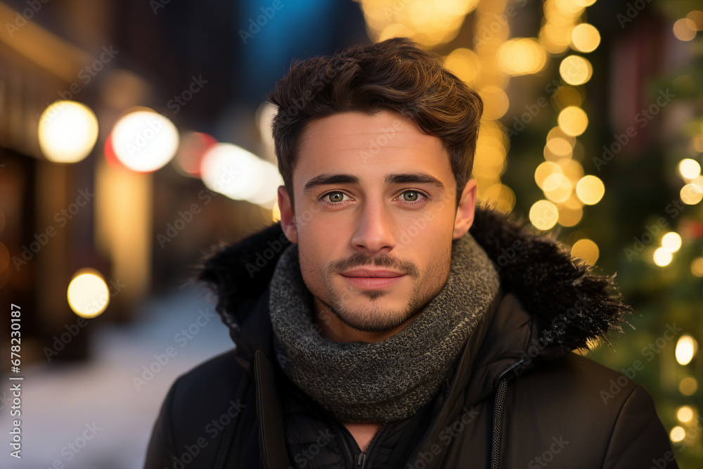 Happy people celebrating christmas holiday festive atmosphere Generative picture portrait Happy people celebrating christmas holiday festive atmosphere Generative picture portrait