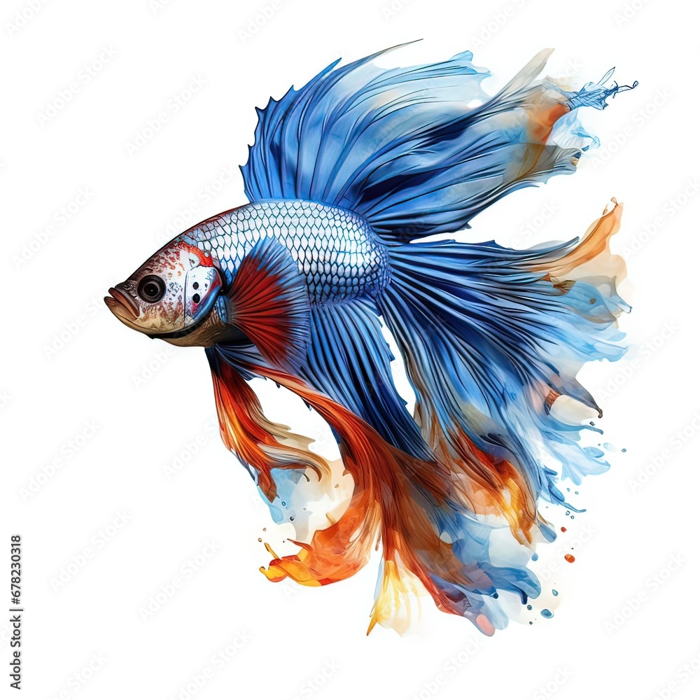 Fototapeta premium Siamese fighting fish