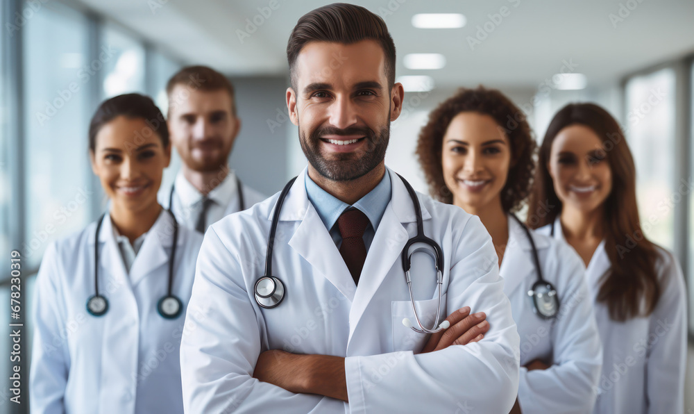 Healing Teamwork, Group of Doctors Collaborating Effectively in Healthcare Healing Teamwork, Group of Doctors Collaborating Effectively in Healthcare