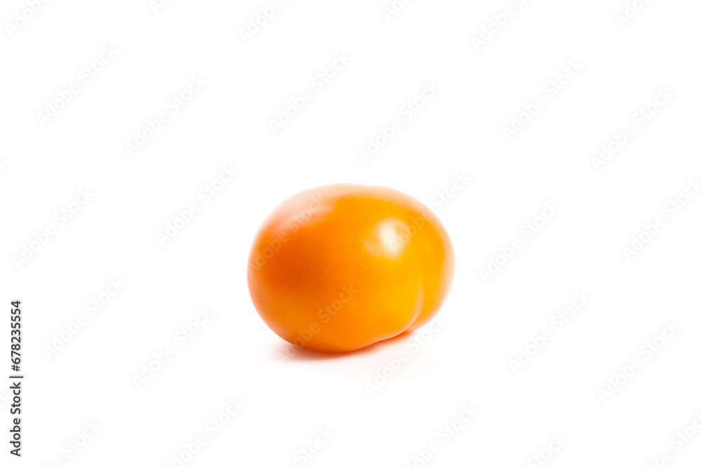 Yellow tomato isolated on white background. Yellow tomato isolated on white background.