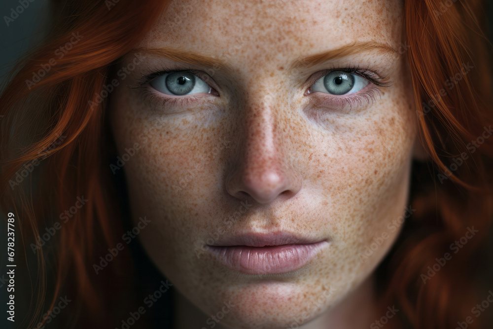 Freckled Radiance: Elegance Unveiled. Freckled Radiance: Elegance Unveiled.