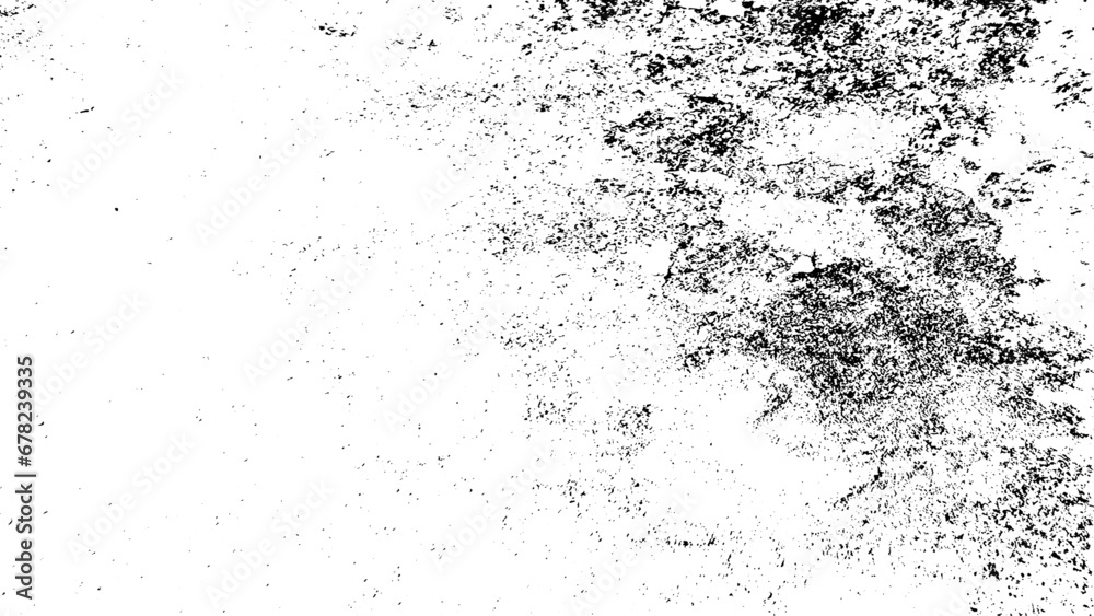 Light Distress Texture. Grain, Dirty Texture Effect. Overlay Background. Grunge white and black wall background. Vector illustration.