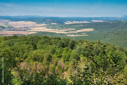 Blick in den Hassberbergen in Oberfranken Deutschland
 photo