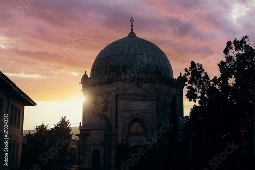 Rashad Sultan Tomb. Ancient architecture of Istanbul. © luengo_ua