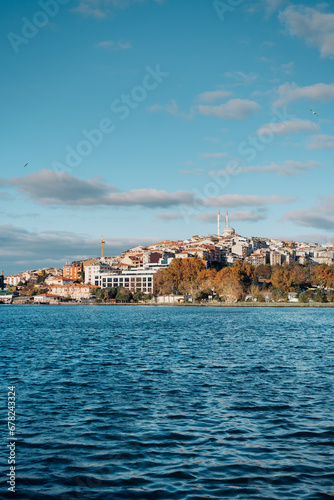 Fototapeta Naklejka Na Ścianę i Meble -  Golden Horn bay city view in Istabul, Turkey