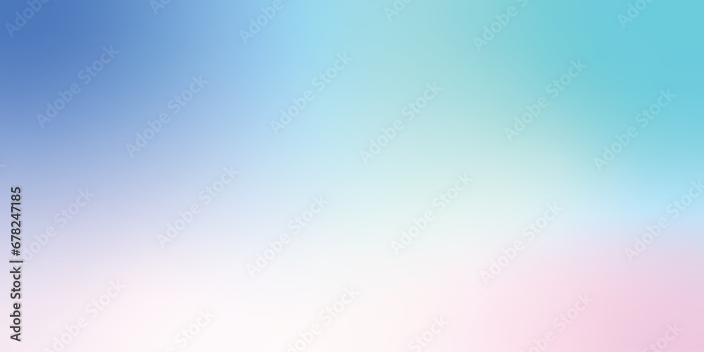 Beautiful gradient background soft blue, pink, and tosca