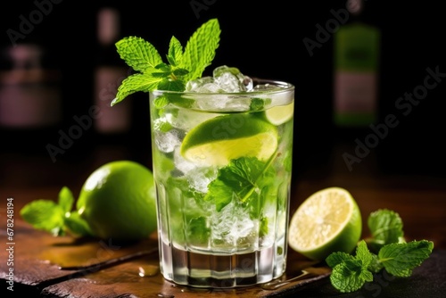 Ice freshness refreshing summer leaf beverage mojito green fruit drink lime cocktail