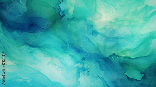 blue green teal abstract watercolor background