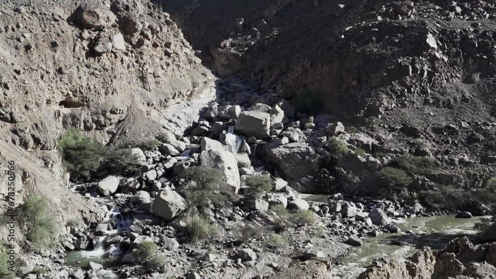 lively river in the high altitude of the cordillera blanca in remote Andes of Peru. lively river in the high altitude of the cordillera blanca in remote Andes of Peru.