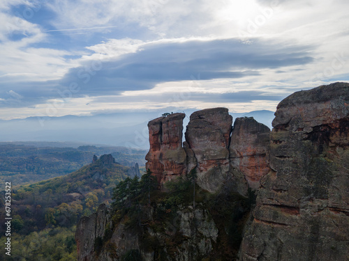 Beautiful high mountain stones in Belogradchik