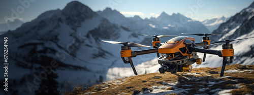 Drones efficiently scanning vast alpine terrain for missing mountaineers  © fotogurmespb