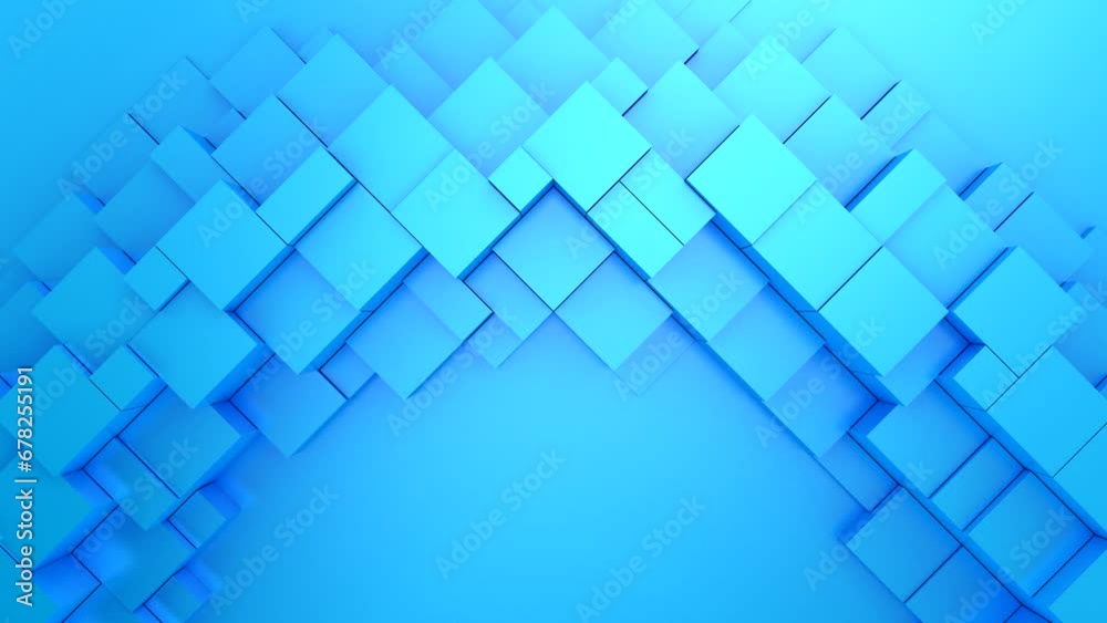 Geometric Shapes Form a Wave. Abstract motion, two color, 3d rendering, 4k resolution
Geometric Shapes Form a Wave. Abstract motion, two color, 3d rendering, 4k resolution