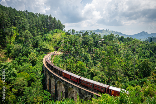 Obraz na płótnie nine arches bridge in sri lanka w salonie