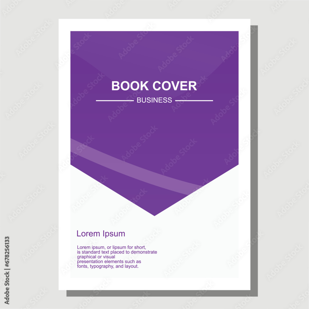 Naklejka premium book cover design