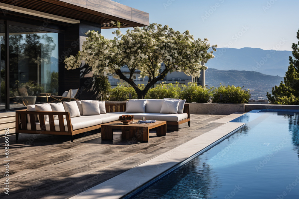 Fototapeta premium pool in a hotel