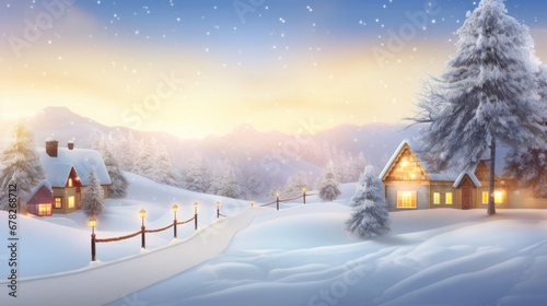 Christmas cards for winter vacation homes