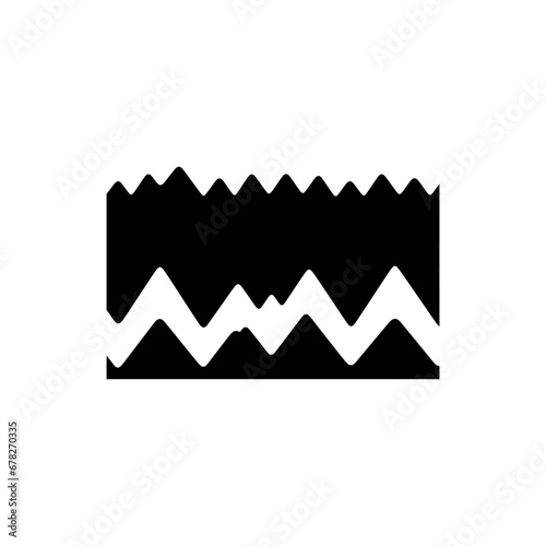 Richter Scale Icon - Simple Vector Illustration