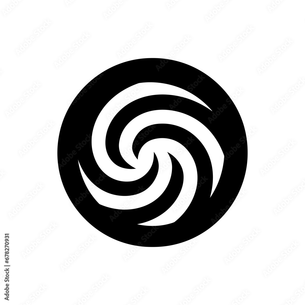 Vortex Icon - Simple Vector Illustration Vortex Icon - Simple Vector Illustration