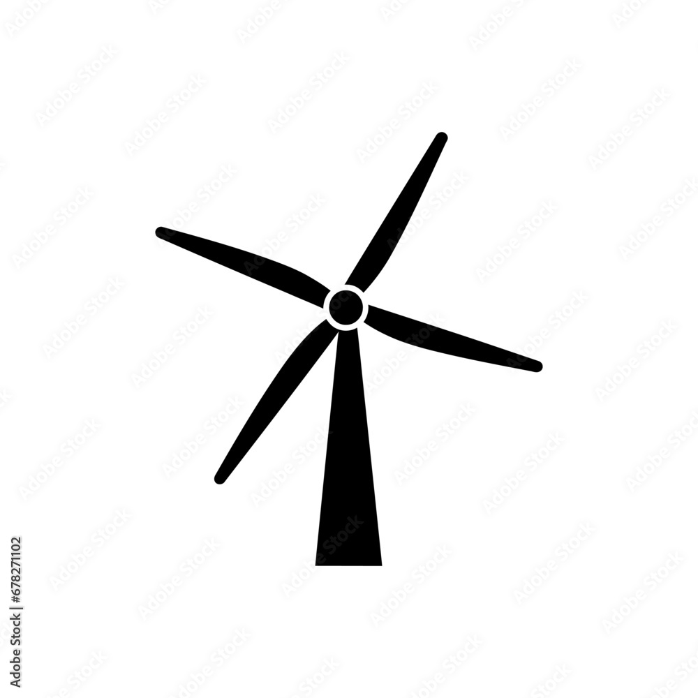 Wind Farm Icon - Simple Vector Illustration Wind Farm Icon - Simple Vector Illustration
