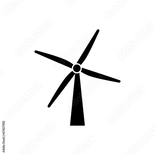 Wind Farm Icon - Simple Vector Illustration