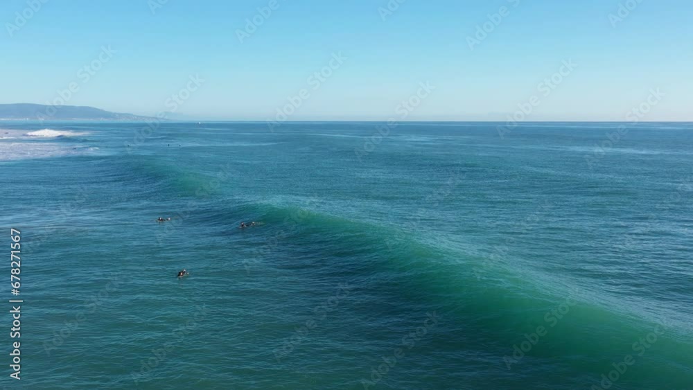 Beautiful Atlantic waves breaking in south Spain at a winter evening. Surfer swell waves breaking elegantly Beautiful Atlantic waves breaking in south Spain at a winter evening. Surfer swell waves breaking elegantly