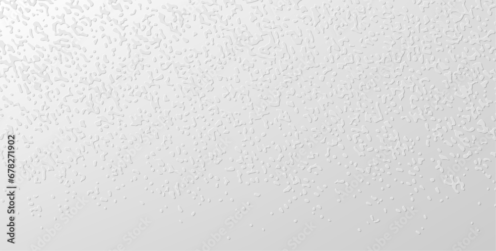 White paper tactile embossed texture. Abstract Turing ornament halftone reaction diffusion psychedelic background. - obrazy, fototapety, plakaty 