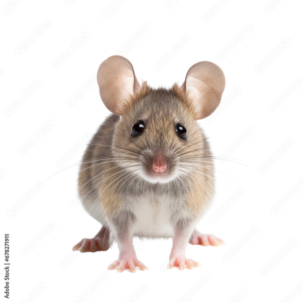 gray mouse on a transparent background. gray mouse on a transparent background.