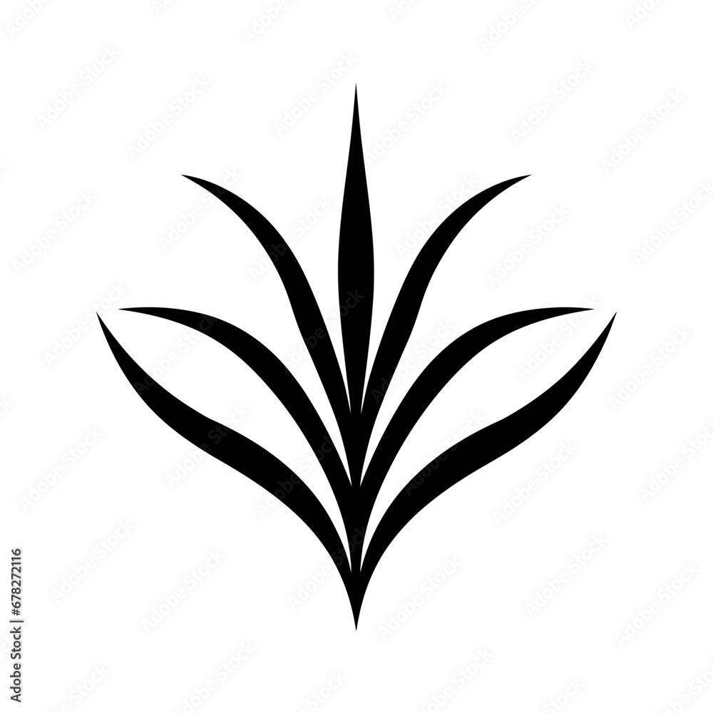 Air Plant Icon - Simple Vector Illustration Air Plant Icon - Simple Vector Illustration