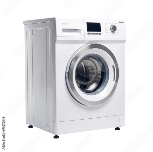 washing machine on transparent background.