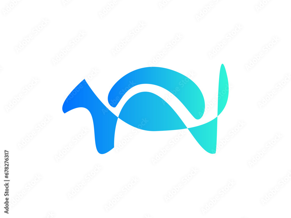 beautiful abstract animals with gradient colors beautiful abstract animals with gradient colors