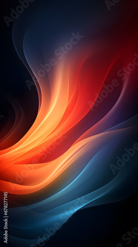 Abstract background with smooth shapes
