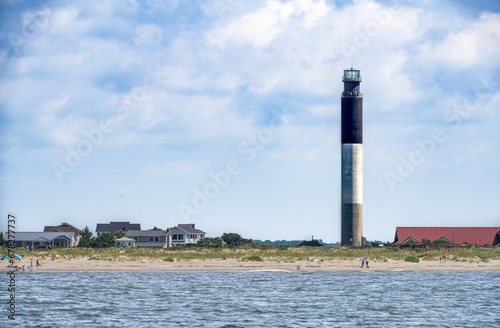 Oak Island Lighthouse near Caswell Beach, North Carolina