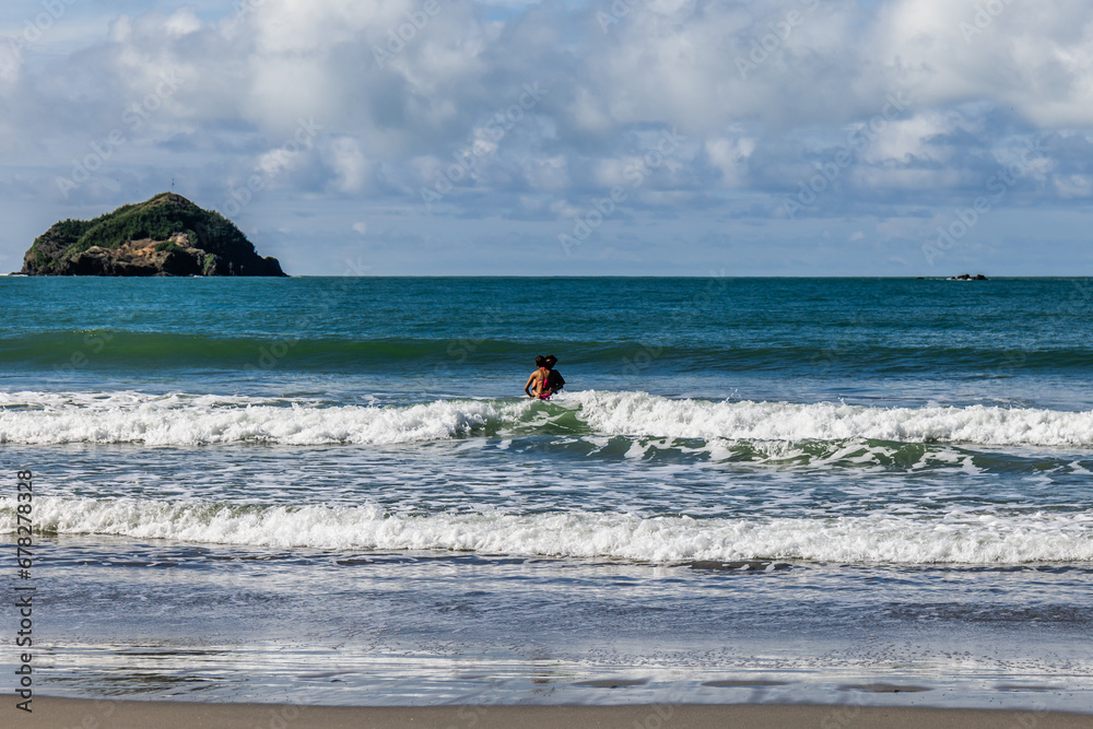 LGBTQ Two girls on the beach at Manuel Antonio Costa Rica