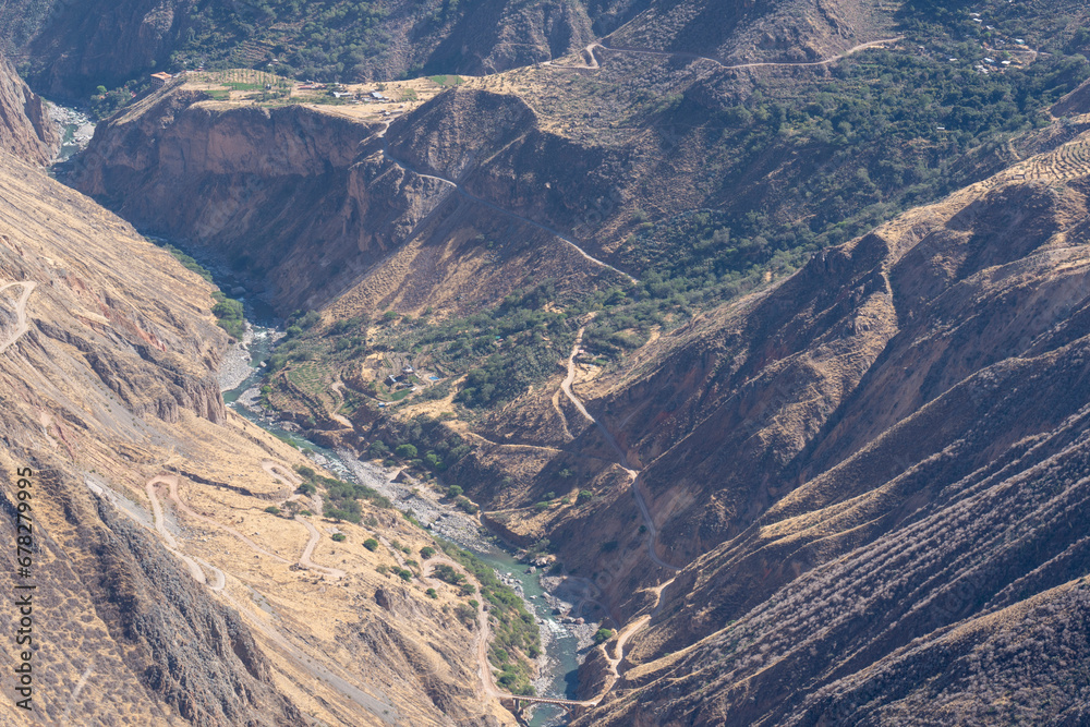 Vue du canyon de Colca