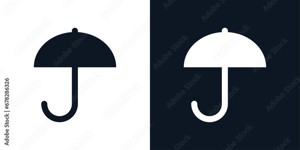umbrella black and white icon vector design umbrella black and white icon vector design