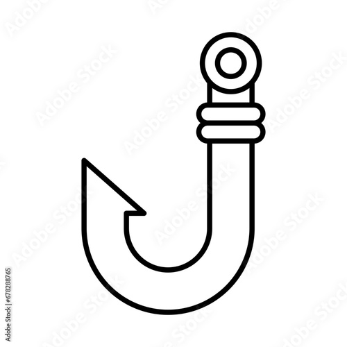 Fishing Hook Icon Design